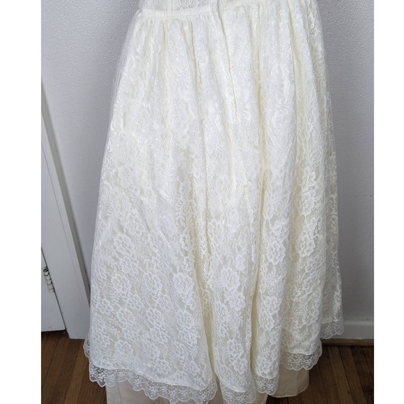Vintage Gunne Sax Romantic Renaissance Off Shoulder  Bridal Collection  26W - Picture 7 of 12